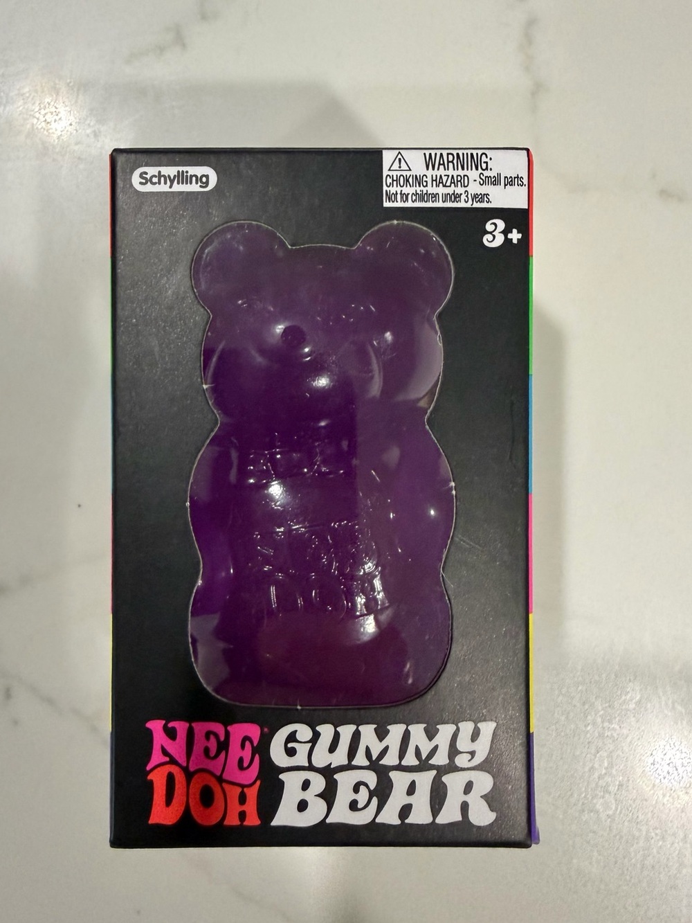 Schilling NEEDOH Gummy Bear - Purple NEW IN BOX - Hard to find - Large squishy